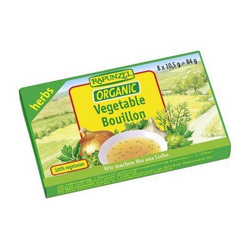 Rapunzel Vegetable Bouillon Cubes Herb 84G