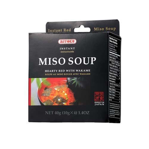 Instant Miso Soup Hearty Red With Wakame 100G X