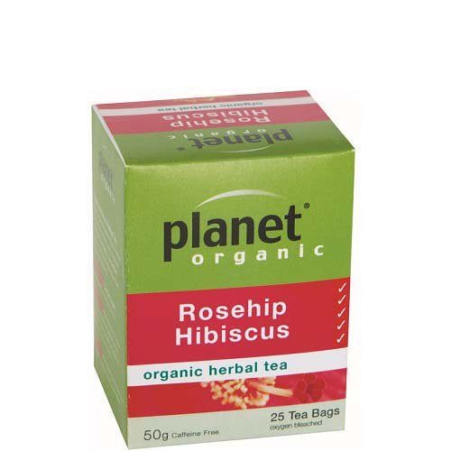 Planet Organic Rosehip & Hibiscus Tea 25 Bags