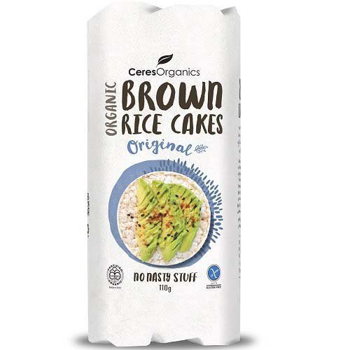 Ceres Organics Brown Rice Cakes Original 11OG