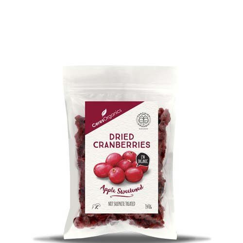 Ceres Organics Cranberries Dried 140G