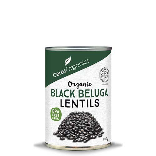 Ceres Organics Black Beluga Lentils 400G