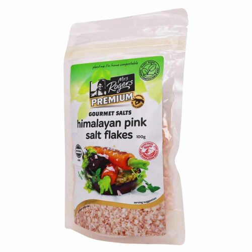 Mrs Rogers Premium Himalayan Pink Salt Flakes 100g
