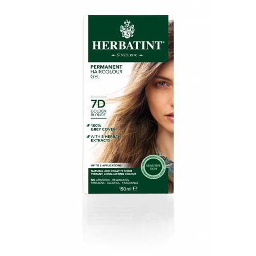 Herbatint Hair Colour Golden Blonde 7D 150ML