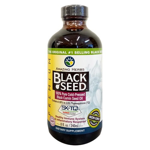Amazing Herbs Black Cumin Seed Oil 240ML