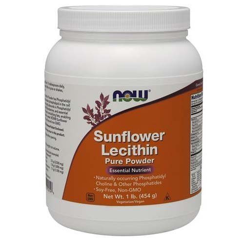 Now Pure Sunflower Lecithin Powder 454G