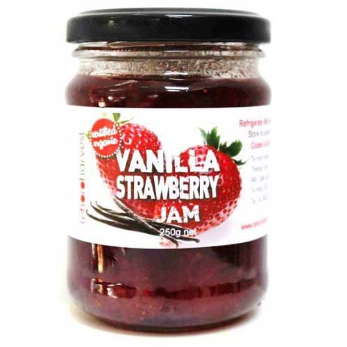 Te Horo Harvest Vanilla Strawberry Jam 250G