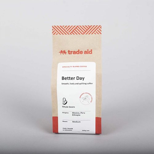 Trade Aid Better Day Coffee Beans 200G