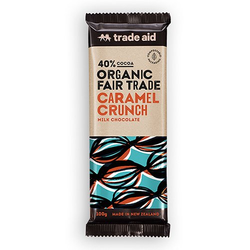 Trade Aid Caramel Crunch 100G