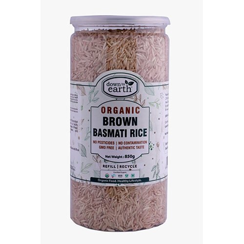 Down To Earth Brown Basmati Rice 850G
