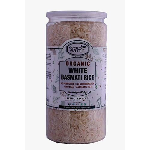 Down To Earth White Basmati Rice 850G