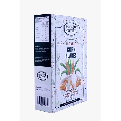 Down To Earth Corn Flakes 300G