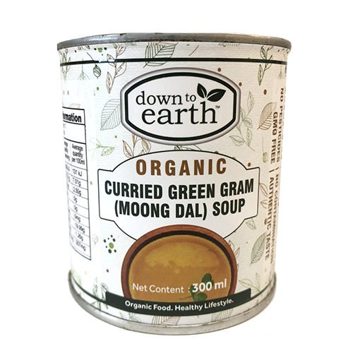 Down To Earth Curried Moong Dal Soup 300G