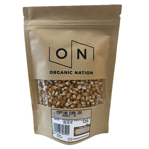 Organic Nation Popping Corn 200G