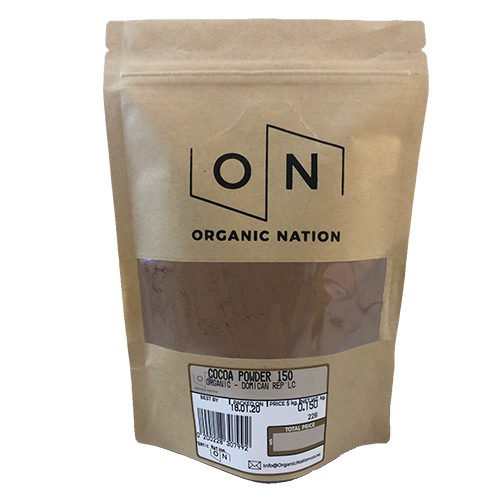 Organic Nation Cocoa Powder 150G