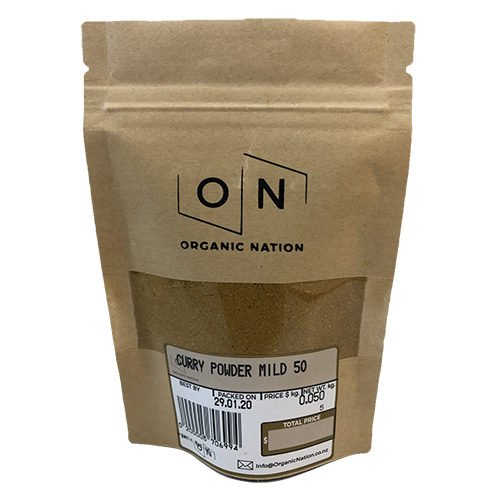 Organic Nation Curry Powder Mild 50G