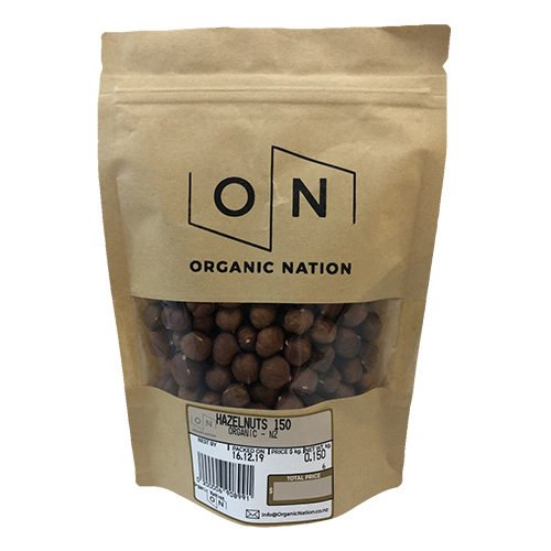 Organic Nation Hazelnuts 150G