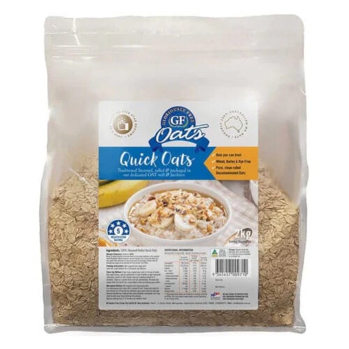 GLORIOUSLY FREE QUICK COOK OATS WF 2KG