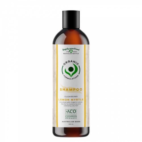 Organic Formulations Cleansing Lemon Myrtle Shampoo 500ml