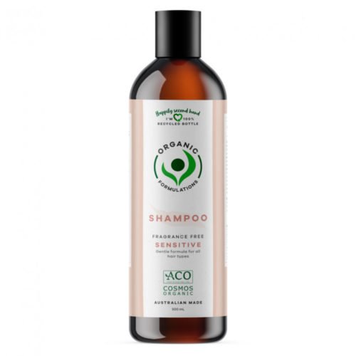 Organic Formulations Fragrance Free Sensitive Shampoo 500ml