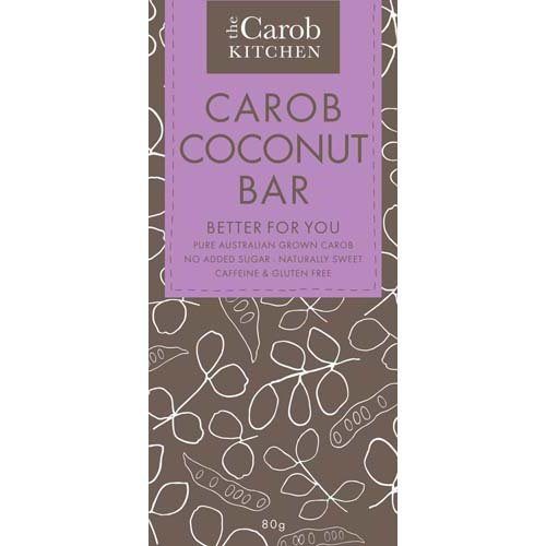 The Carob Kitchen Carob Coconut Bar 80G