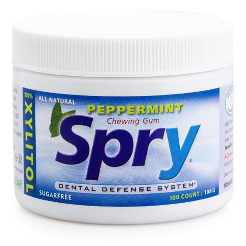Spry Peppermint Gum 108G