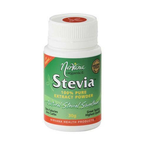 Nirvana Organics Pure Organic Stevia Powder Extract 30G