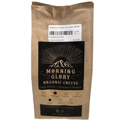 Morning Glory Organic Plunger Coffee 200G