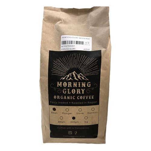 Morning Glory Organic Coffee Beans 500G