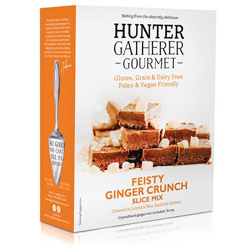 Hunter Gatherer Gourmet Feisty Ginger Crunch Slice Mix 300G