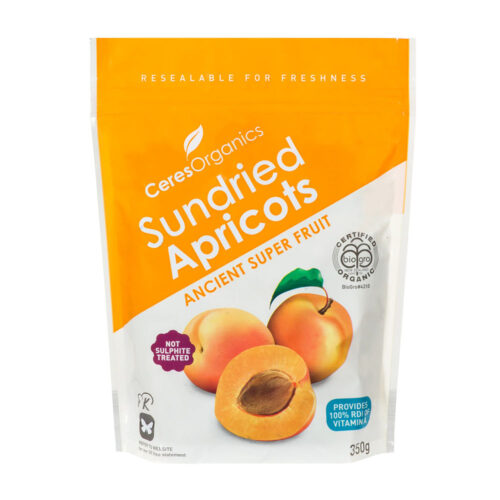 Ceres Organics Apricots Sundried Whole 350g
