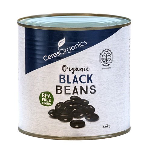 Ceres Organic Black Beans In Water 2.6Kg