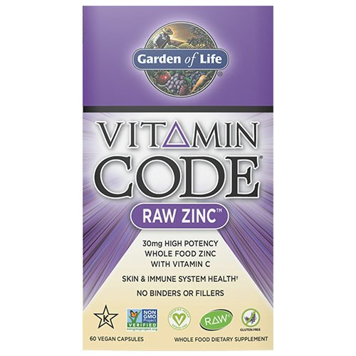 Garden Of Life Raw Zinc 60 Capsules