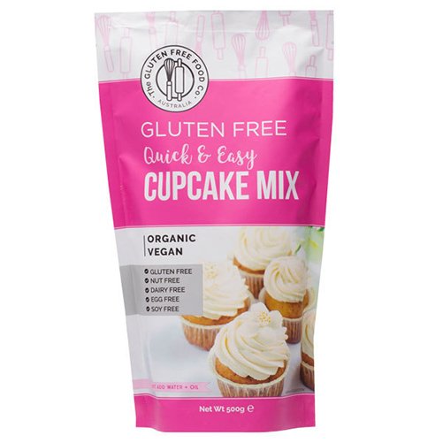The Gluten Free Food Co Quick & Easy Cupcake Mix 500G