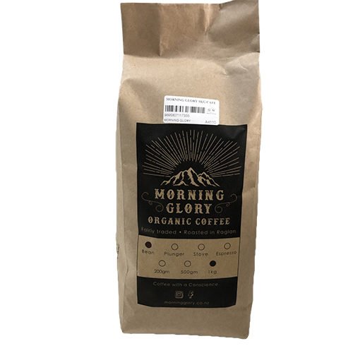 Morning Glory Organic Coffee Beans 1Kg