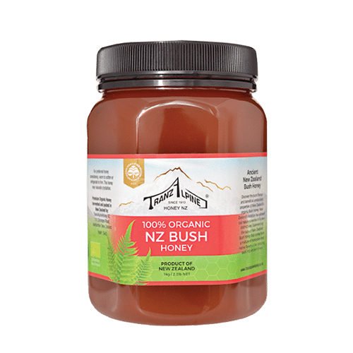 Tranz Alpine Certified Organic Bush Honey 1Kg