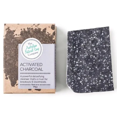 Australian Natural Soap Company Activated Charcoal Soap 100G