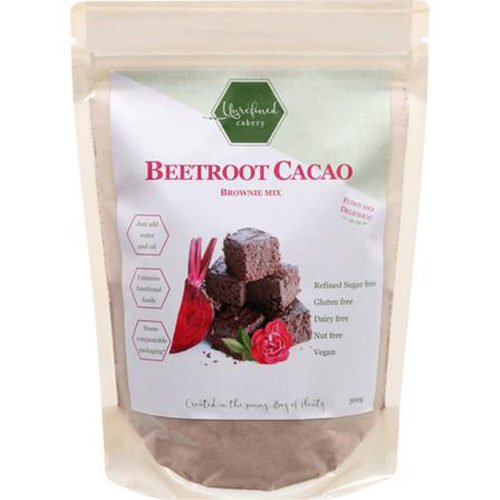 Unrefined Cakery Beetroot Cacao Brownie Mix 300G