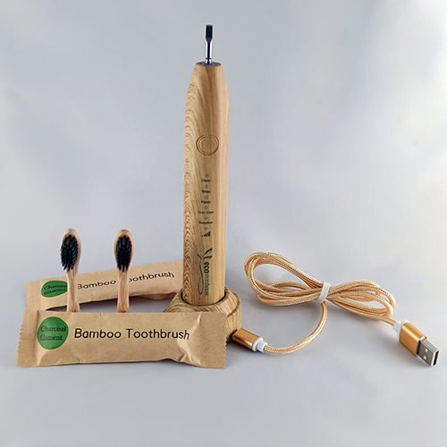 EcoWarehouse Bamboo Sonic Electric Toothbrush