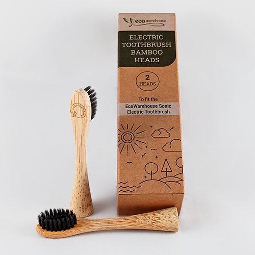 EcoWarehouse Bamboo replacement heads for the Bamboo Sonic Electric Toothbrush