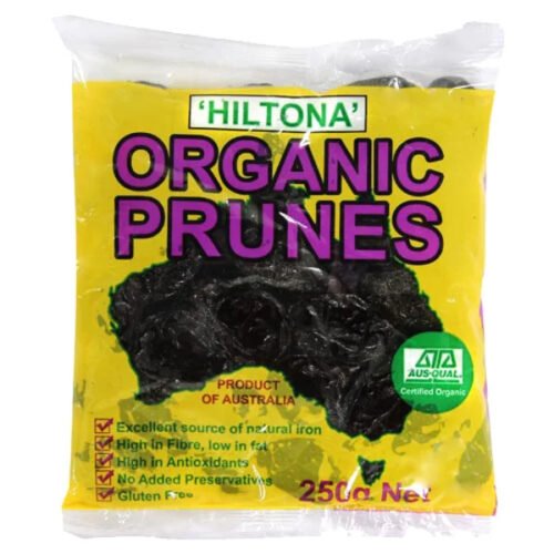 Hiltona Organic Prunes 250G