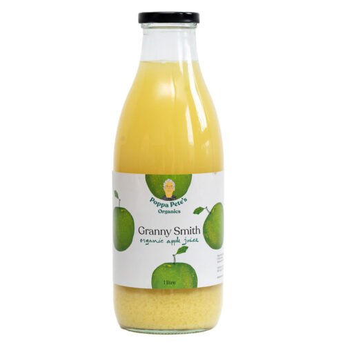 Poppa Pete’s Organic Granny Smith Apple Juice 1L