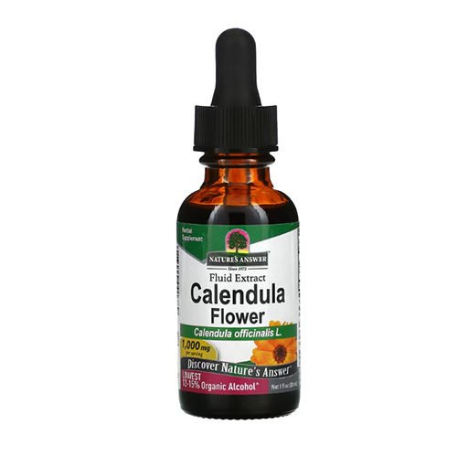 Nature’s Answer Calendula Flower Fluid Extract 1000mf Lowest Alcohol 30ml