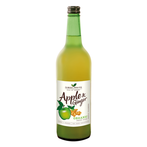 James White Organic Apple & Ginger Juice 750ml