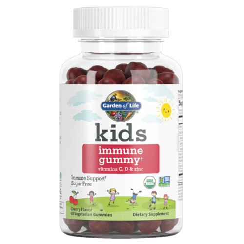Garden Of Life Organic Kids Immune Gummy† Cherry Flavor 60ct