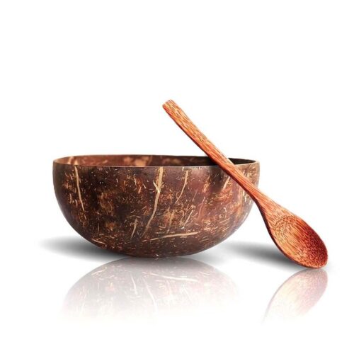 Coconut Bowl & Spoon Combo