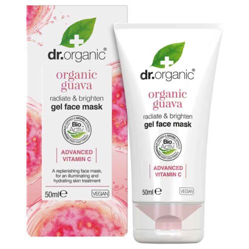 Dr Organic Radiate & Brighten Guava Gel Face Mask 50ml