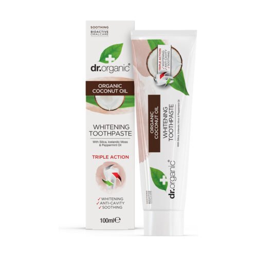 Dr Organic Coconut Oil Whitening Toothpaste 100ml