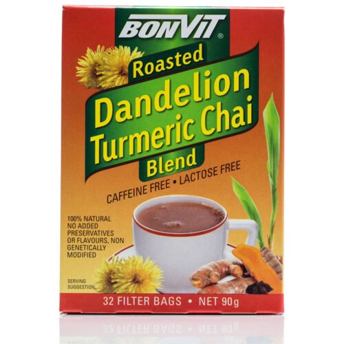 Bonvit Roasted Dandelion Turmeric Chai Blend 32 bags