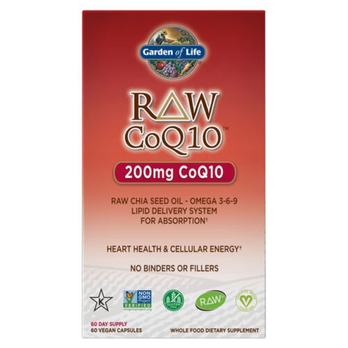Garden Of Life Raw CoQ10 – 60 Capsules